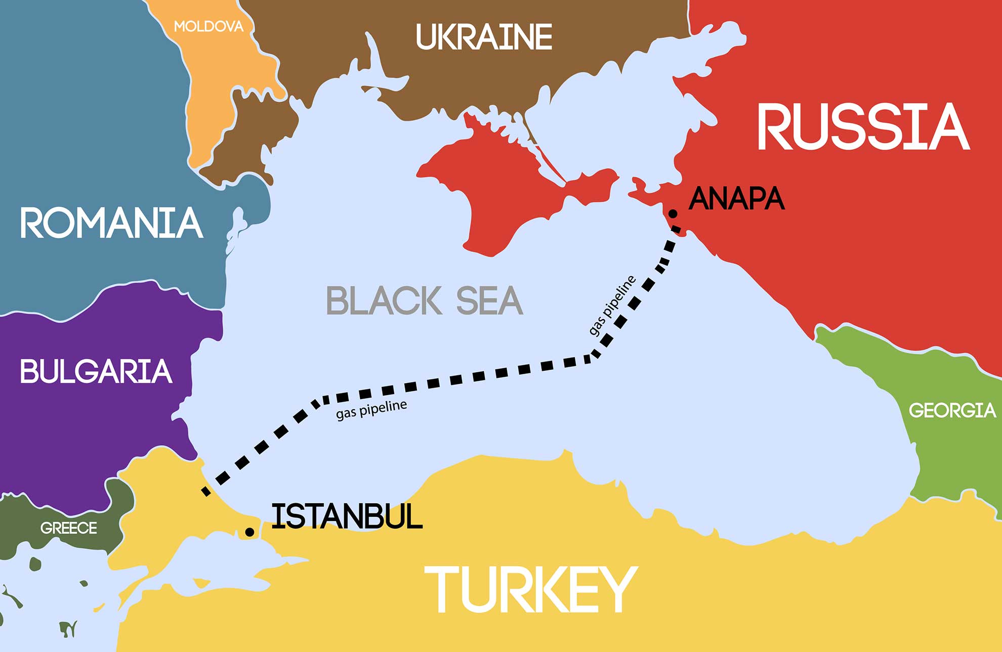 Projet de gazoduc sous-marin entre la Russie et la Turquie -- Photo BS © -