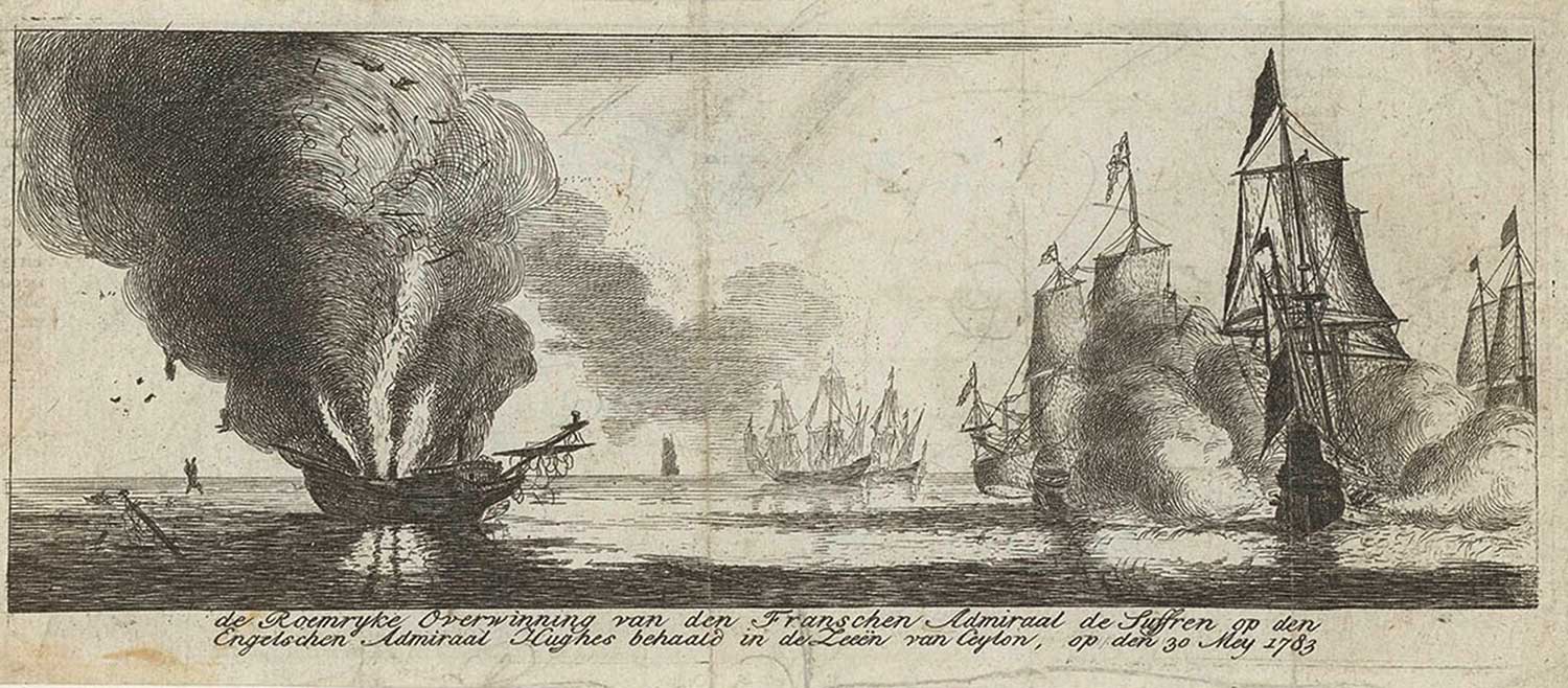 Battaille de Gondelour_du 20 juin 1783 -- Gravure hollandaise_1783.jpg (186.14 Ko) -