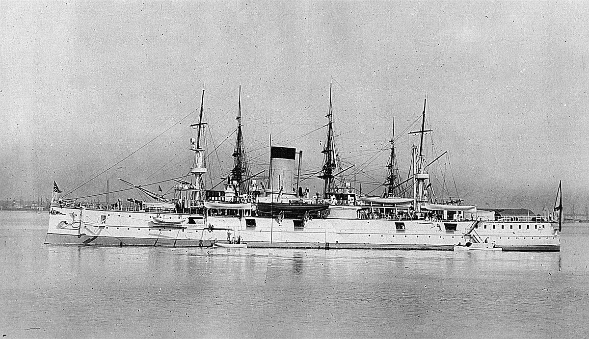Le croiseur de la Russie impériale Amiral Nakhimov après sa modernisation (1903) -
