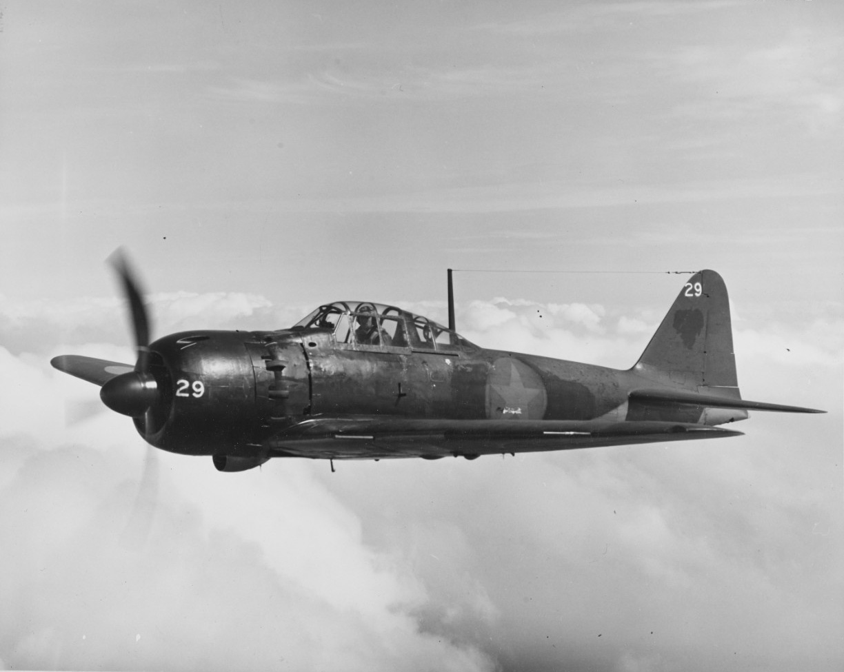 Le Zéro d'Akutan aux mains de pilotes de l'US Army Aviation -- Photo Naval History and Heritage Command. -