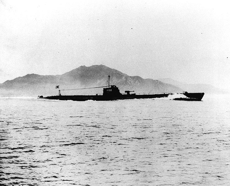 Photo du I-68 devenu I-168 en 1934 -- Photo donnée par Kazutoshi Hando au U.S. Naval History and Heritage Command. -