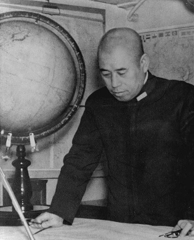 L'amiral Isoroku Yamamoto -- Photo Marine impériale japonaise. -