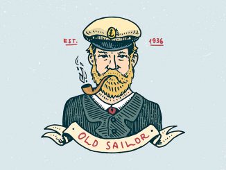 cartoon old sailor 2