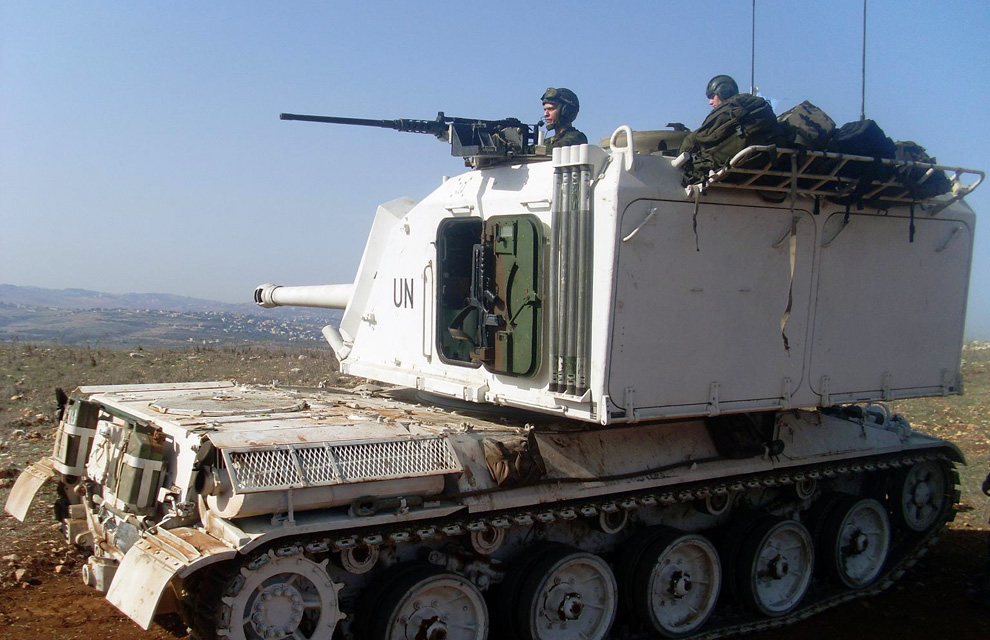CCanon AUF1 déployé au Liban par la FINUL-- Photo © EMA / Forces françaises au Liban. -