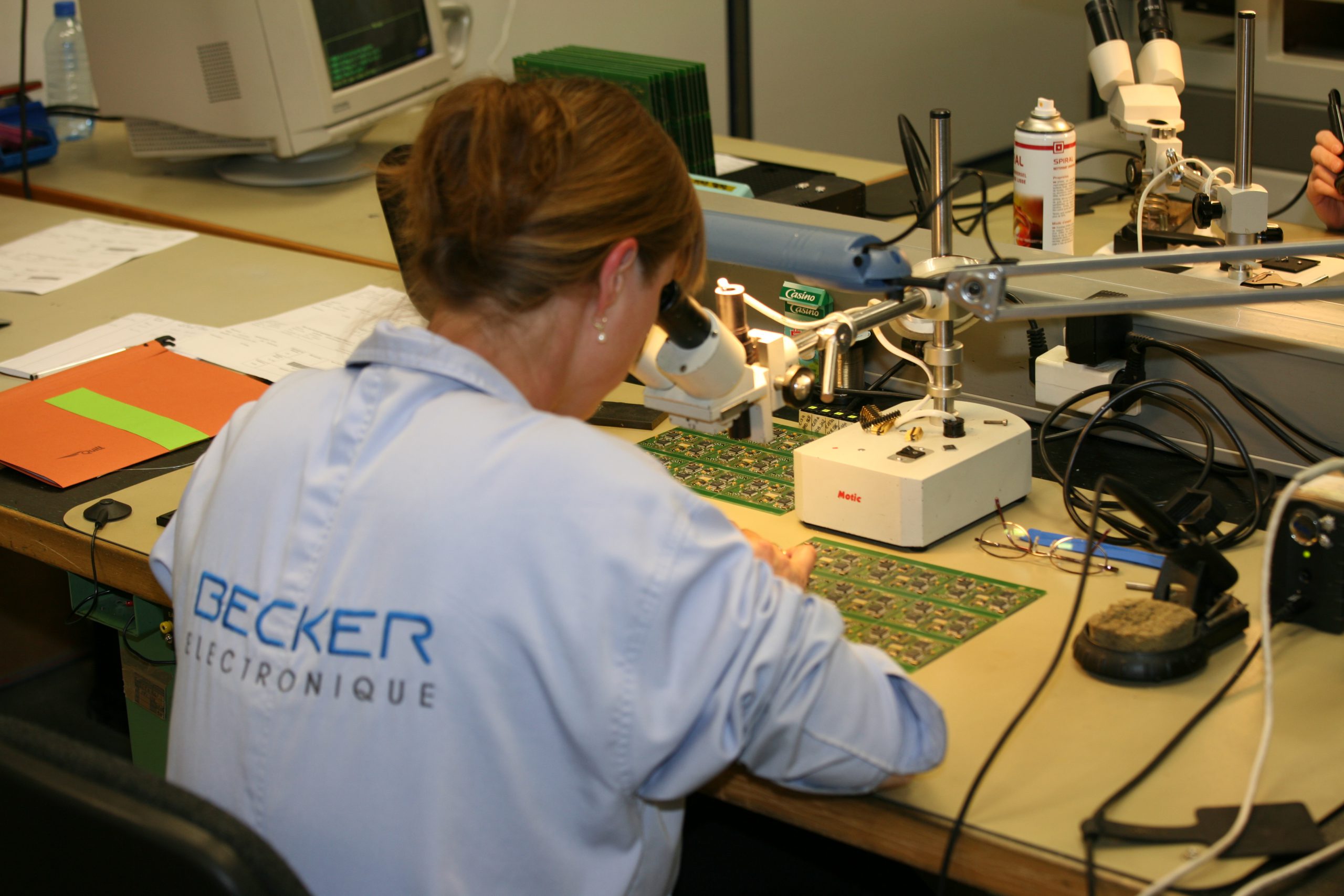 Des deux côtés du Rhin, la société Becker a créé des emplois qualifiés -- Photo © Joël-François Dumont. -