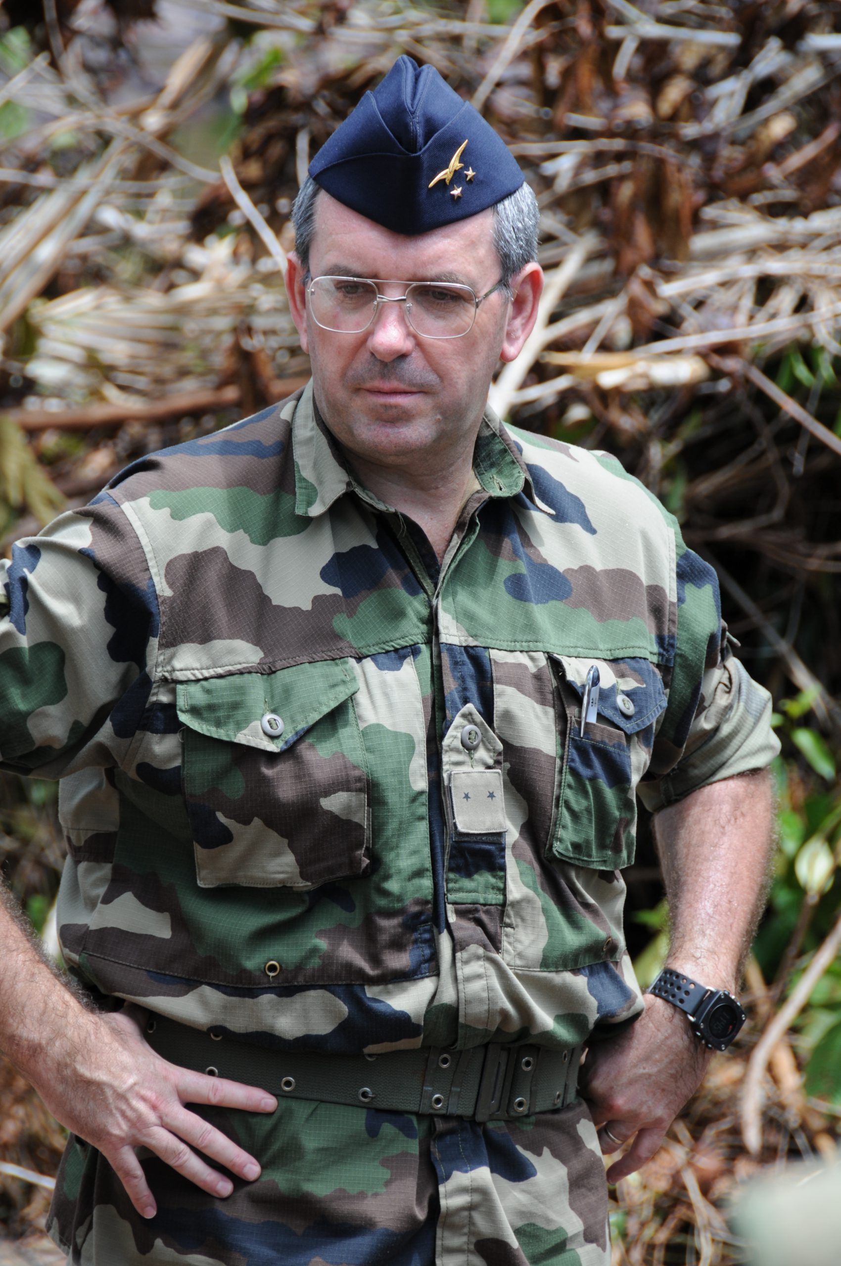 Le général Philippe Carpentier, COMSUP en Guyane de 2007 à 2009 -- Photo COMSUP Guyane. -