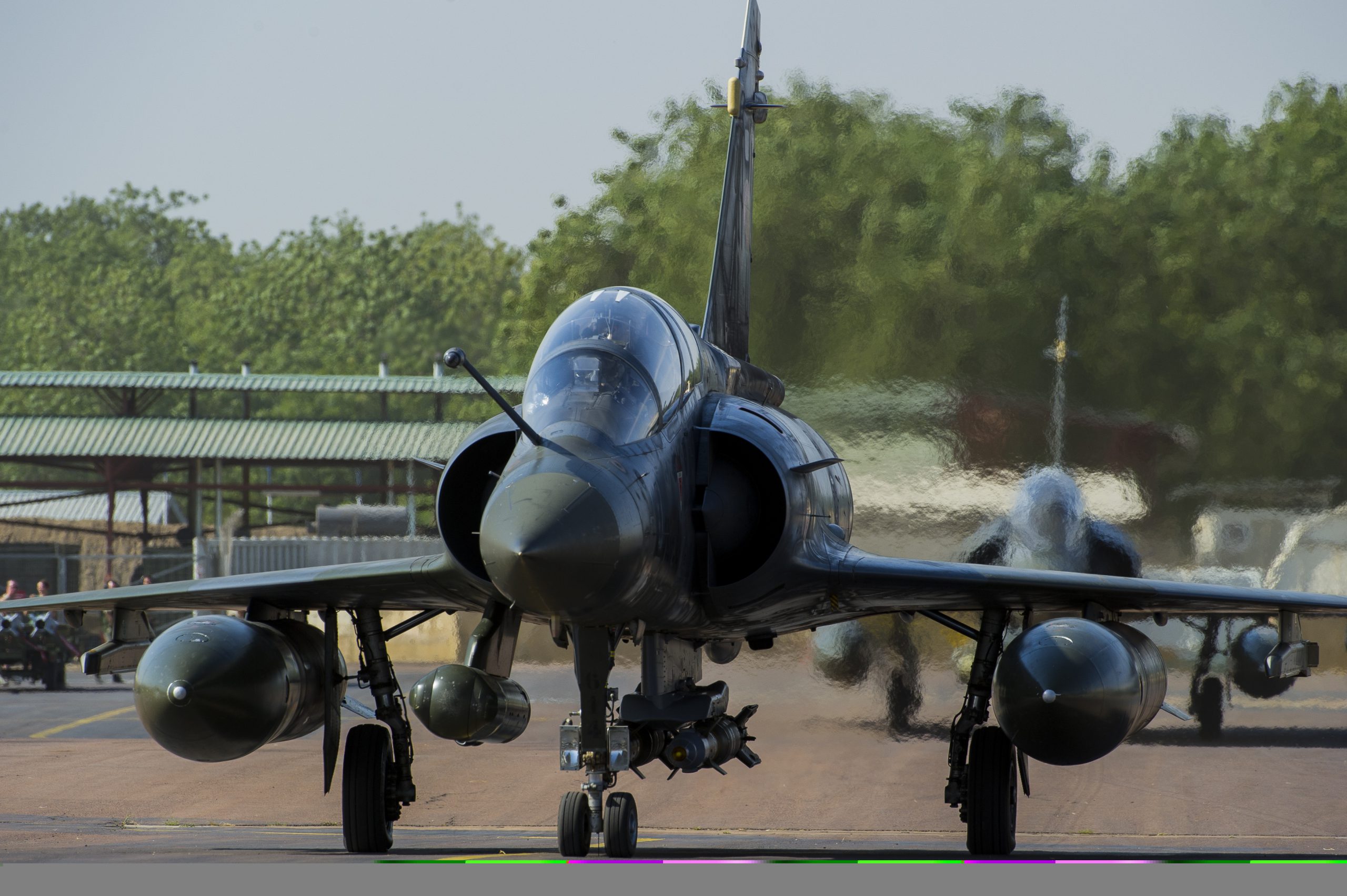 Mirage 2000D déployés depuis N’Djamena vers Bamako (17 janvier 2013) -- Photo © EMA/ECPAD. -
