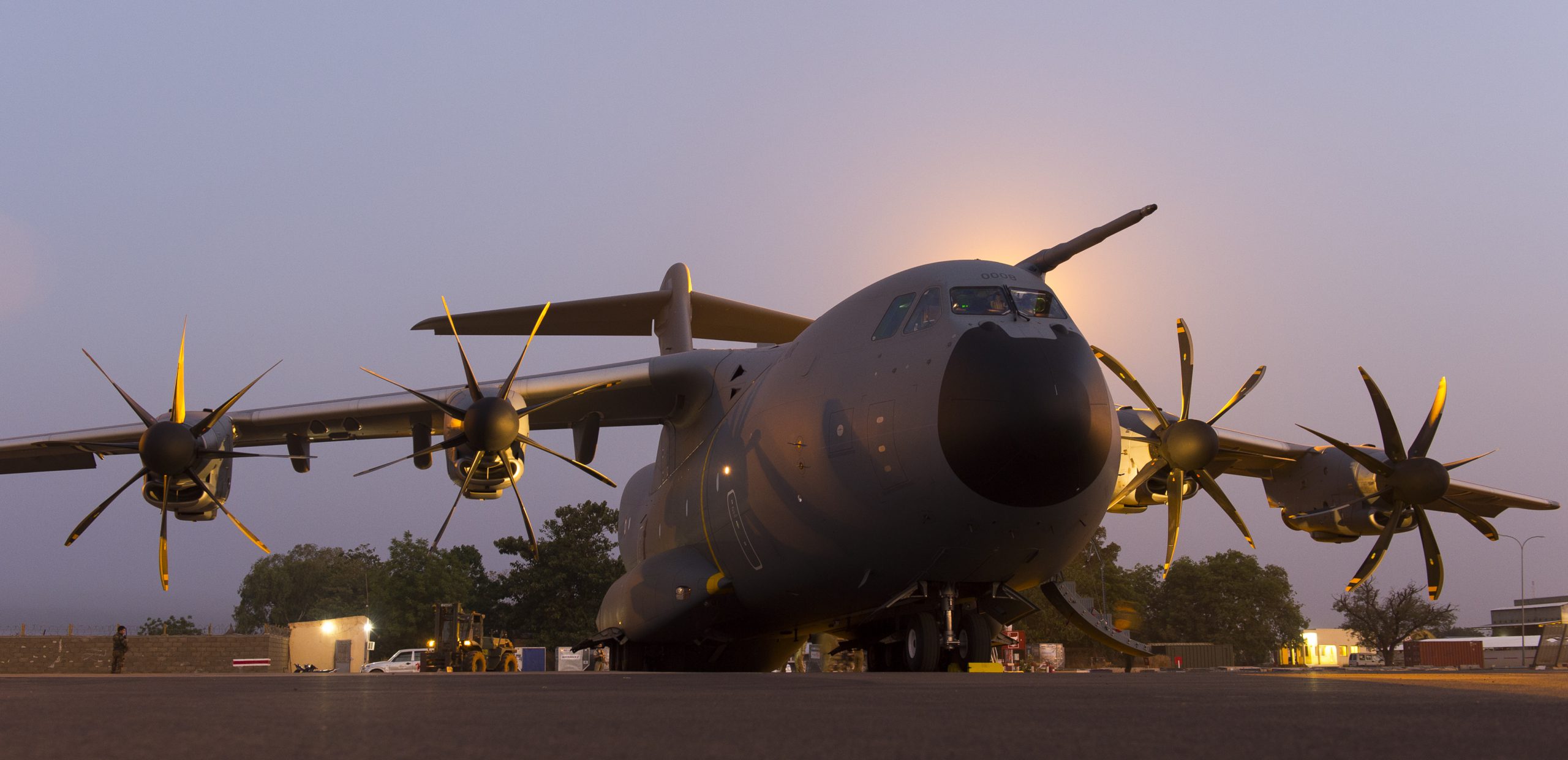 Première mission de l'A400 M: Orléans-Bamako - Photo SIRPA Air. -