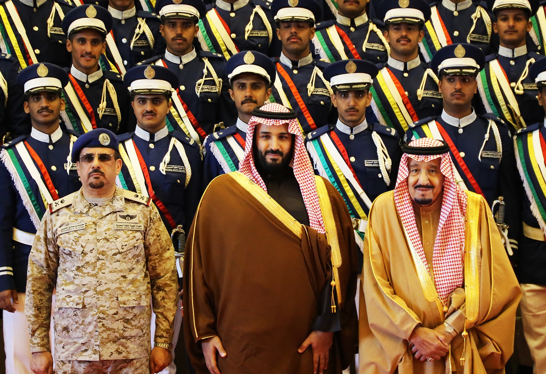 Mohamed Ben salman et le roi. Photo officielle.