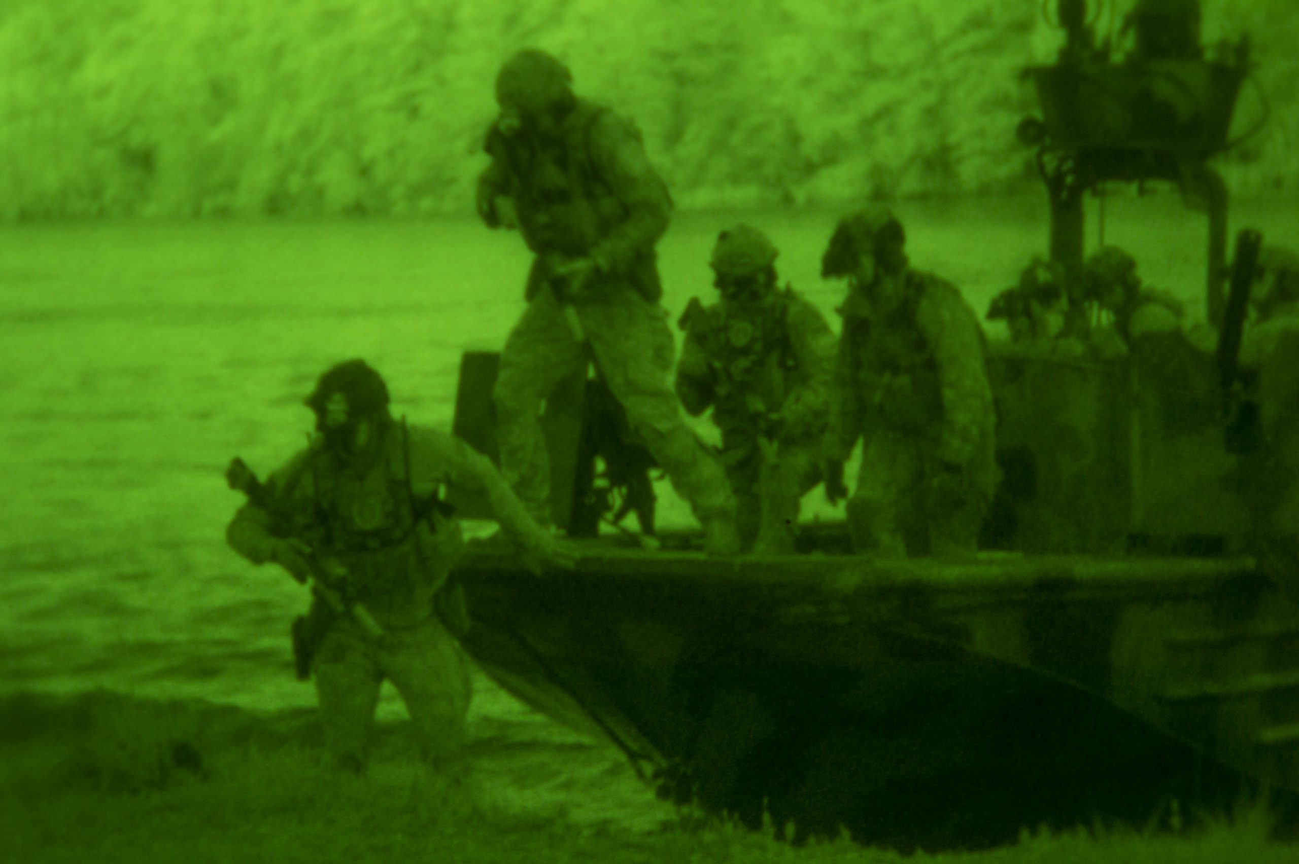 Navy SEALs participate in a night exercise at the John C. Stennis Space Center, Miss., May 4, 2017. The exercise is part of TRIDENT 17, Naval Special Warfare's premiere joint training event that encompasses several Special Operations Forces and conventional military participants, as well as partner nations and partner agencies. Navy photo by Petty Officer 2nd Class Matthew Murch. "This capital expenditure fuels the current fight, but it must also result in long-term competitive advantage,” West told the House panel during a hearing on the fiscal year 2019 budget request for special operations forces and Socom. -