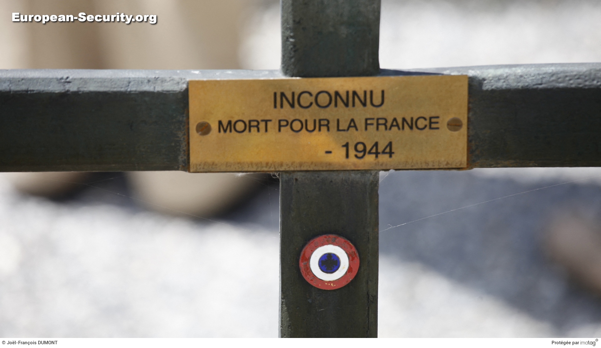 Inconnu, Mort pour la France -- Photo © Joël-François Dumont. -