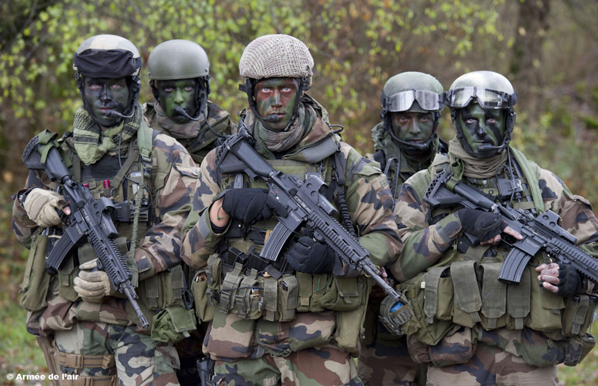 Commandos du groupe Action du CPA 10 -- Photo © Armée de !'Air. -