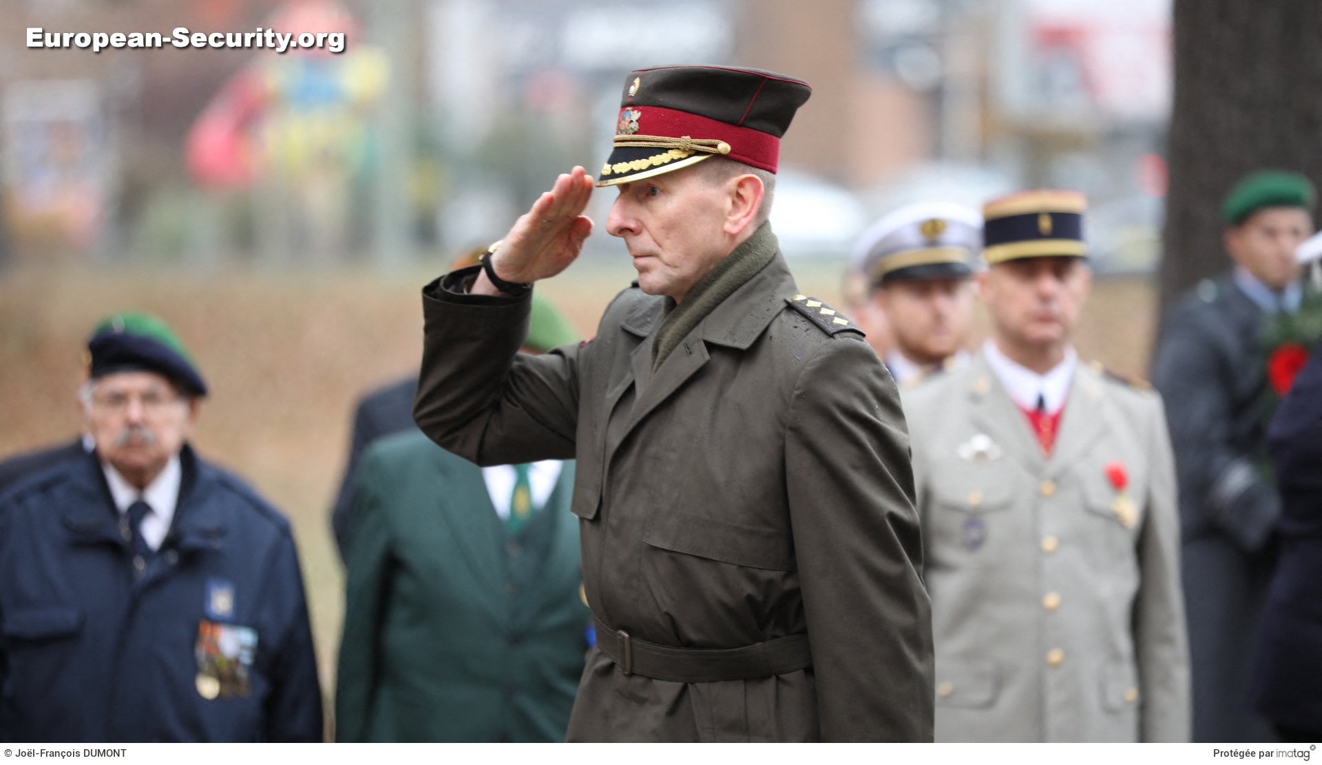 Le colonel Martin Kukk, attaché de défense estonien à Berlin-- Photo © Joël-François Dumont. -