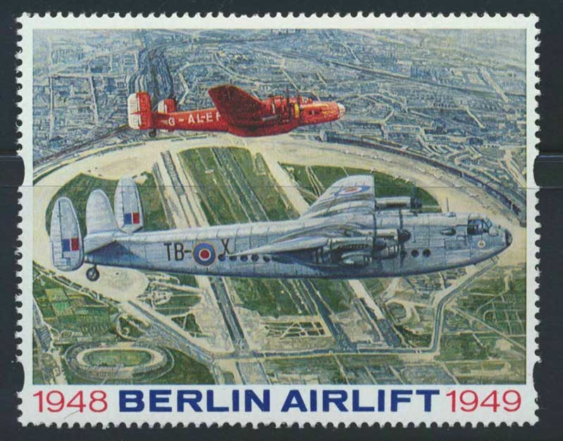 Berlin Airlift stamp - 1948-1949 -- Photo E-S. -