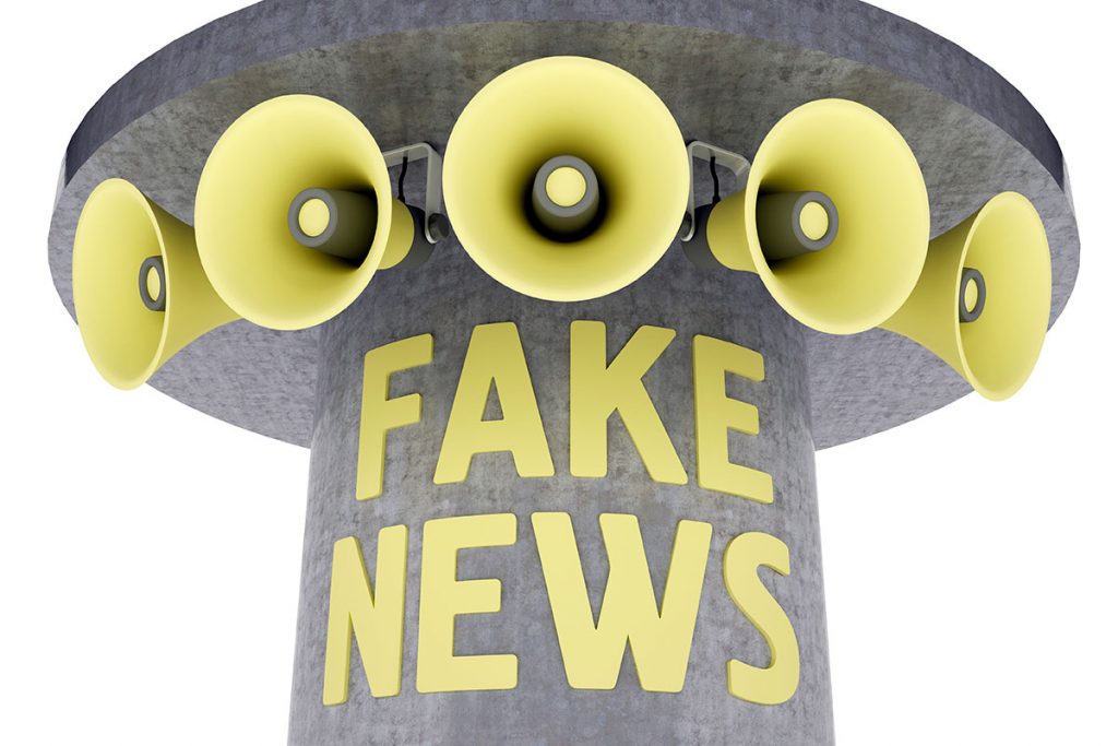 bs fake news group of megaphones
