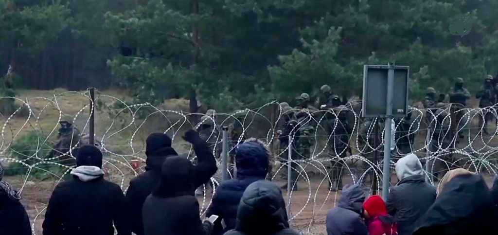 Les incidents sont quotidiens à la frontière polonaise