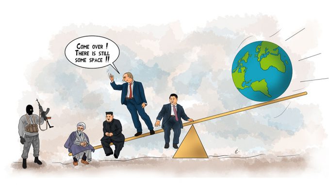 « China, Russia, North Korea, Iran & Hamas Epo © Cartoon