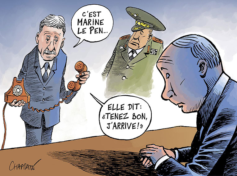 Patrick Chappatte - Poutine - Marine Le Pen