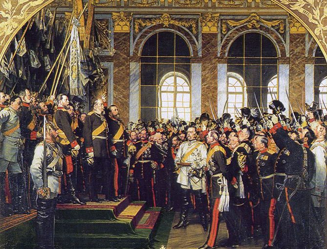 Anton von Werner Kaiserproklamation in Versailles