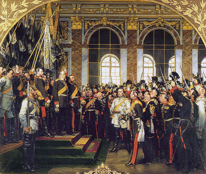 Anton von Werner Kaiserproklamation in Versailles
