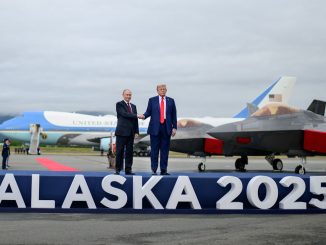 Poutine et Trump à Anchorage — Photo kremlkin.ru