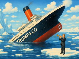 Chavirage du Trump & Co en musique dans l'Arctyique — Illustration © European-Security