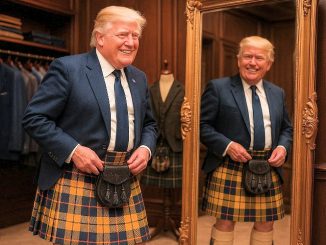 Donald Trump en kilt © Euroepan-Securitry ZL
