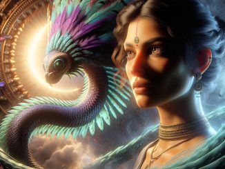 Indienen avec un serpent à plume © Illustration Europa