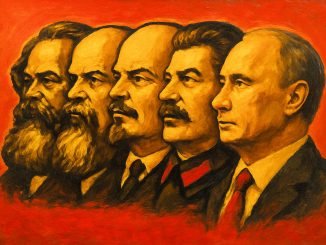 Marx, Engels, Lénine, Staline & Poutine © Euiropean-Securit