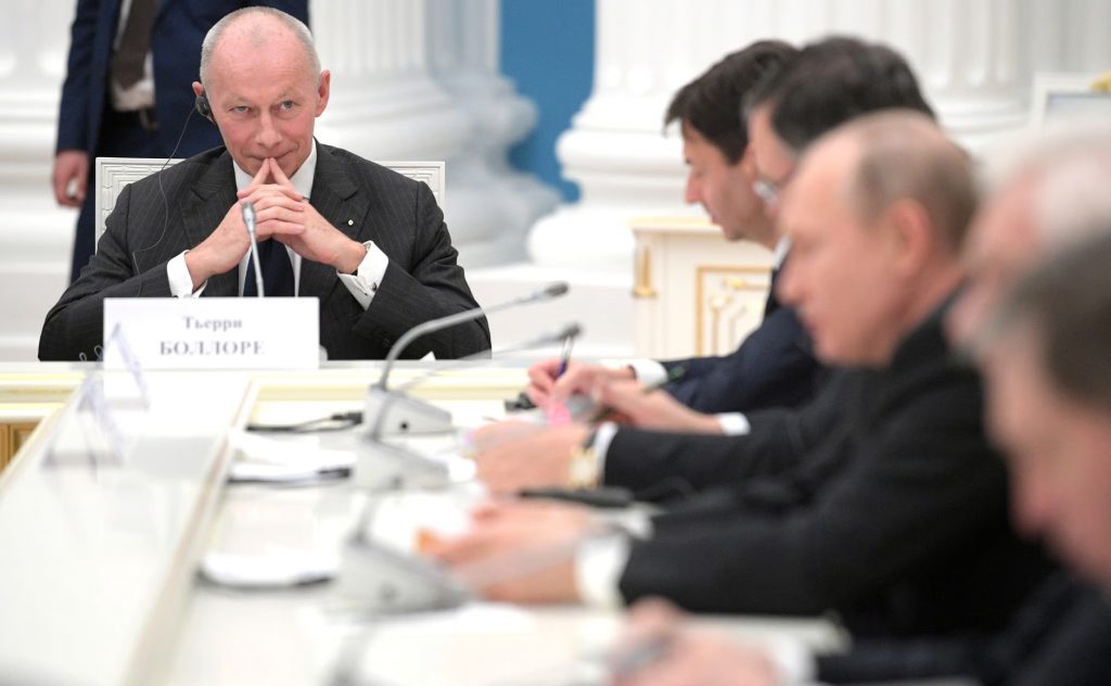 Thierry Bolloré, PDG de Renault, au Kremlin le 18 avril 2019 — Photo kremlin.ru