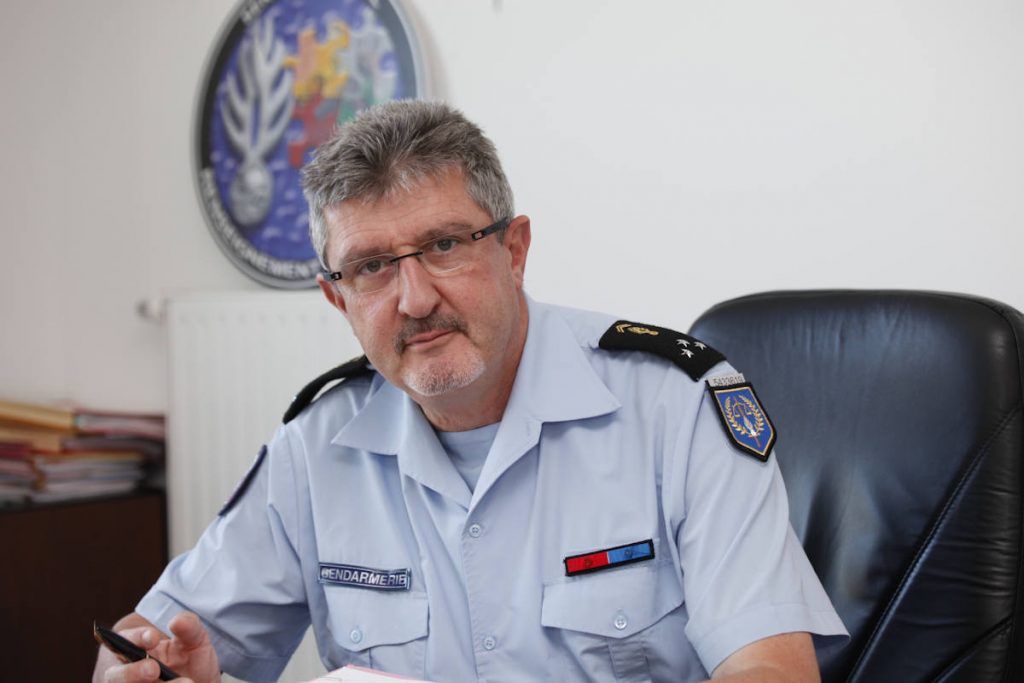 Général jacques Hébrard, directeur de l'IRCGN — Archives © Joël-François Dumont
