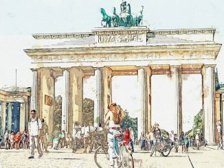 Berlin Brandenburger Tor (Watercolor) — BS Franz