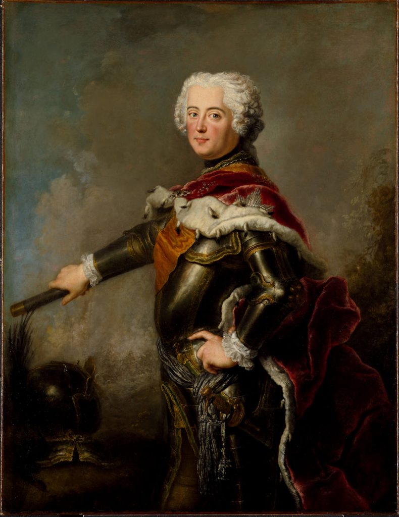 Fredrik II 1712-1786 Roi de Prusse —Antoine Pesne Nationalmuseum
