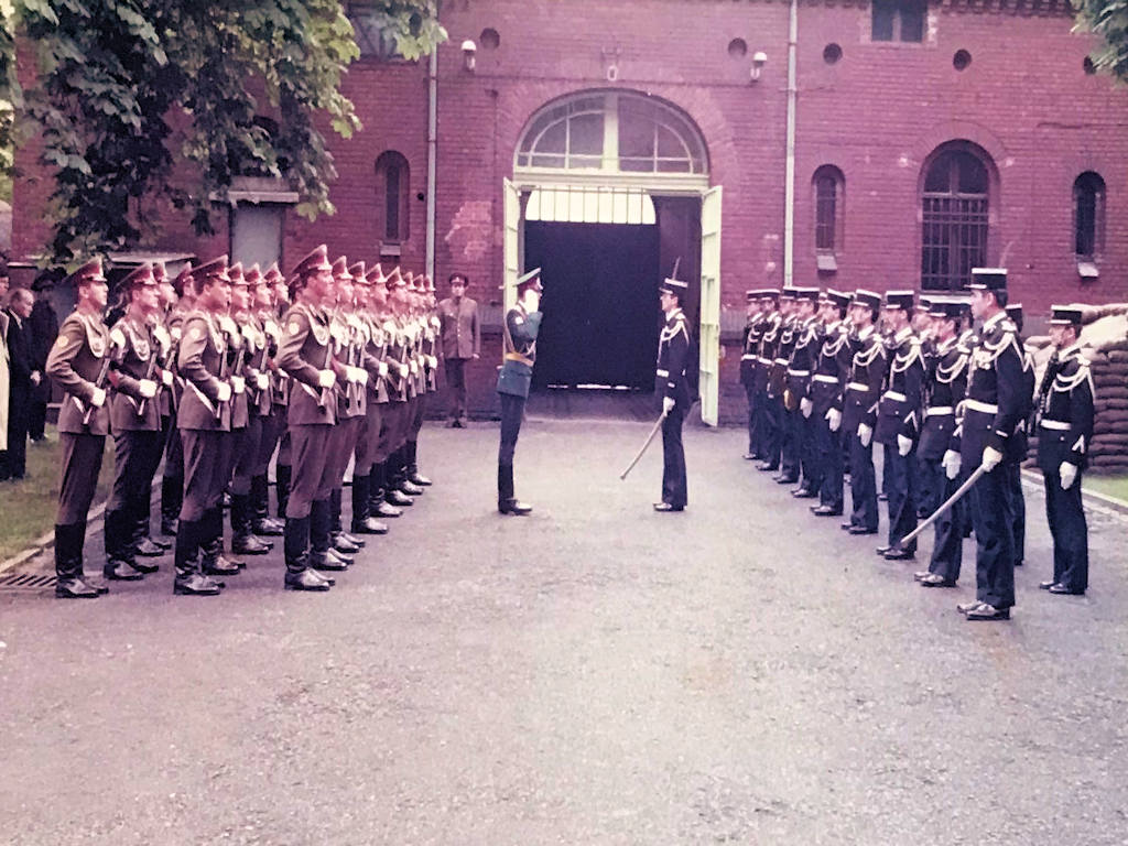 Relève de la garde à Spandau — Archives © Gendarmerie Nationale (15.3.1954