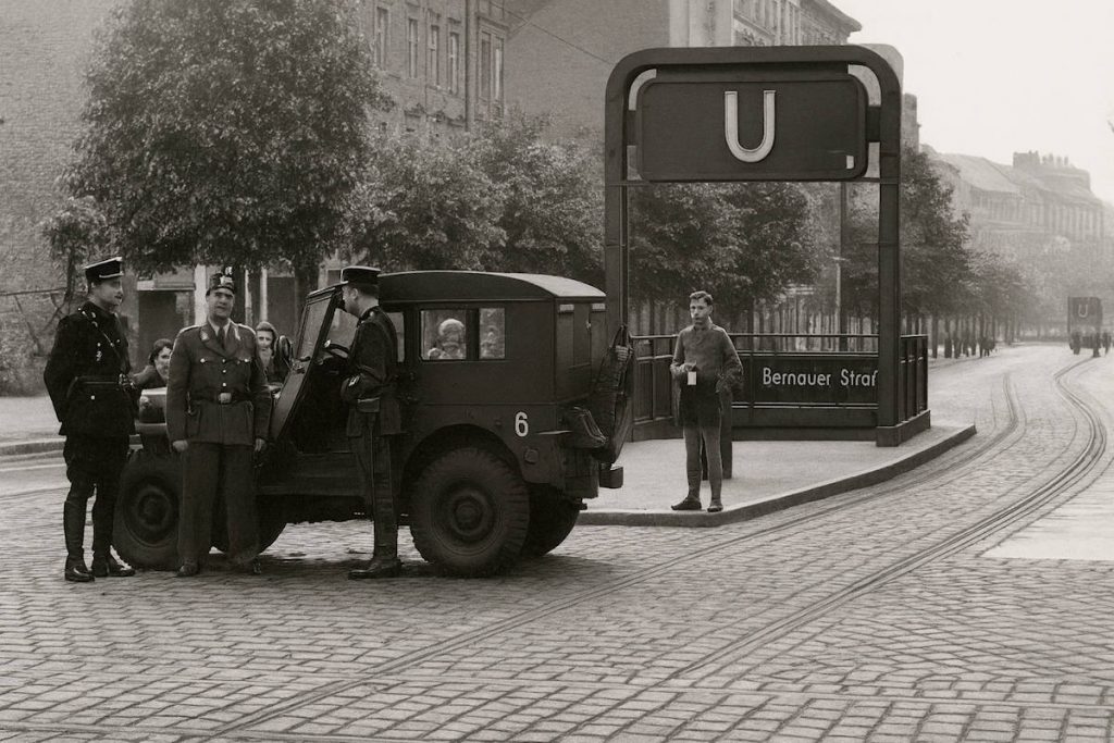 - Gendarme Berliner Polizei 1 Gendarme Berliner Polizei — Bernauer Straße