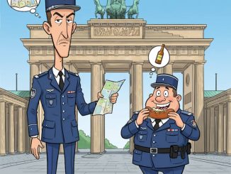 Caricature de gendarmes à Berlin © European-Security