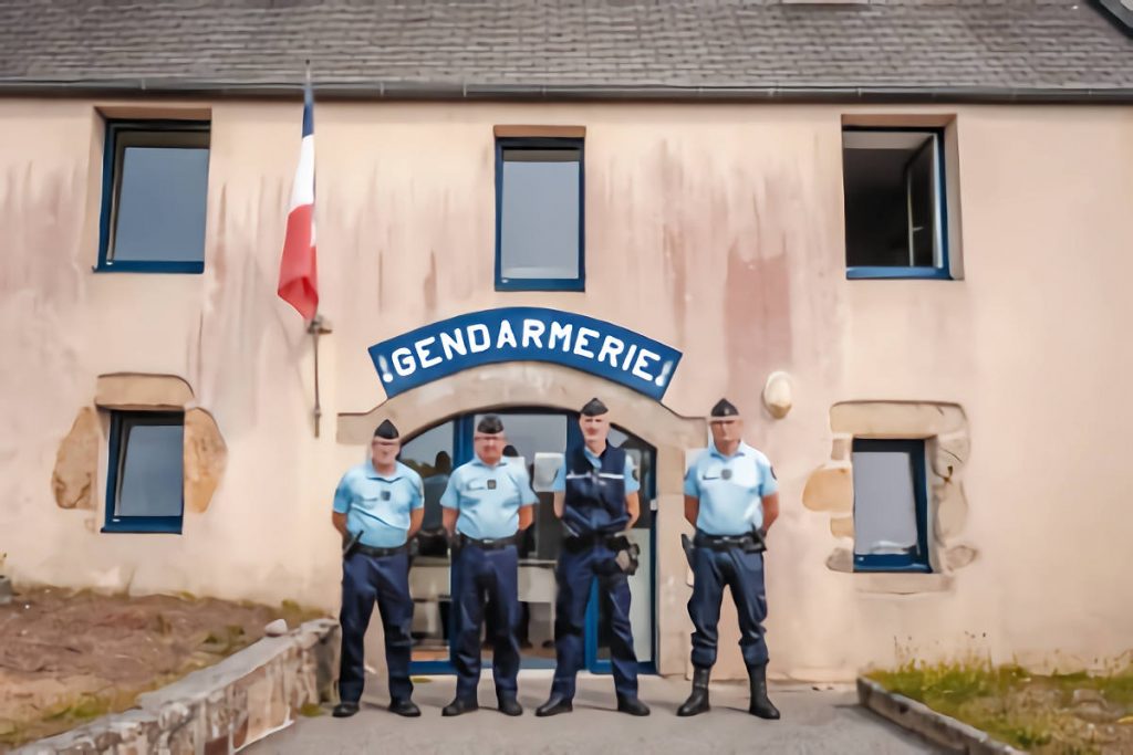 Siège de la Gendarmerie dans le secteur français de Berlin — Photo © Gendarmerie Nationale