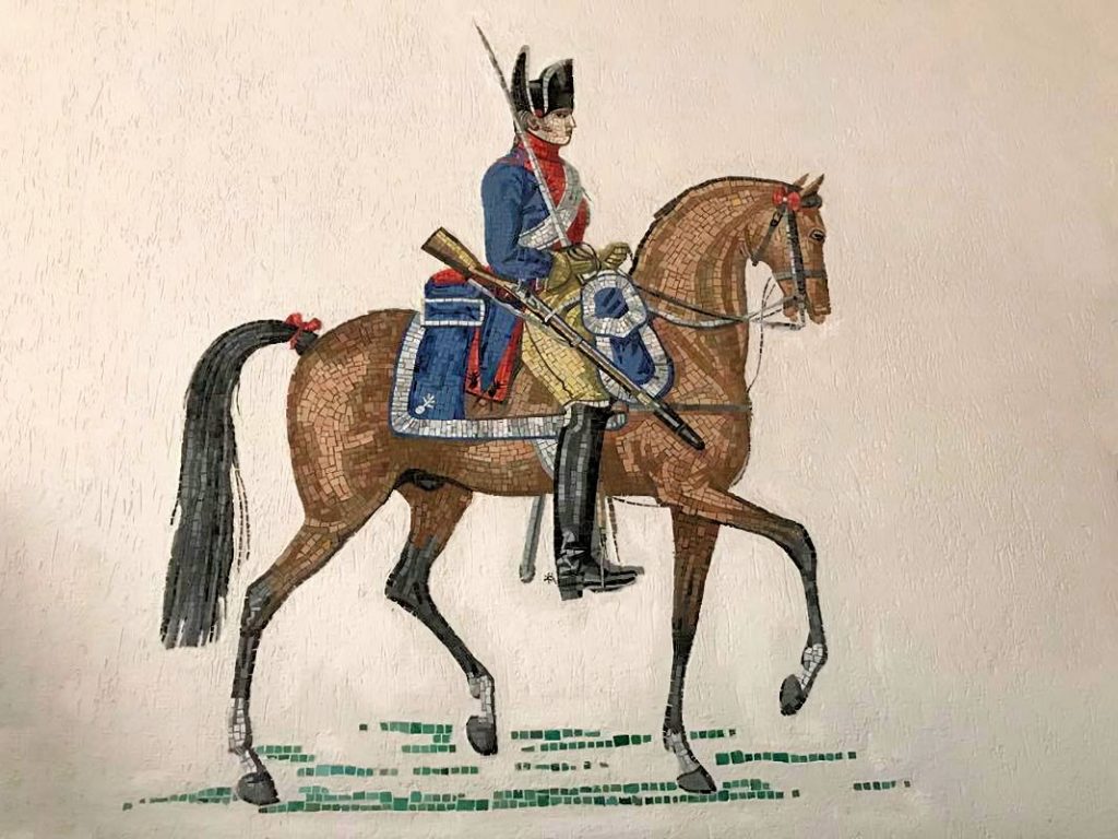 Mosaique au siège de la Gendarmerie de Berlin — Archives Gendarmerie Nationale (Berlin)
