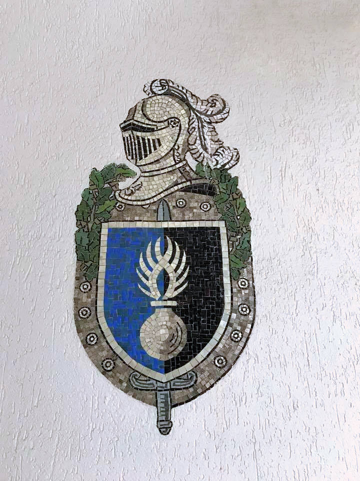 Mosaique au siège de la Gendarmerie de Berlin — Archives Gendarmerie Nationale (Berlin)