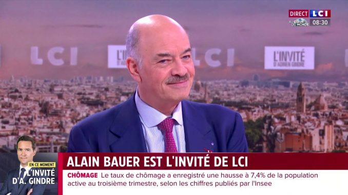 Alain Bauer sur LCI — Capture d'écran