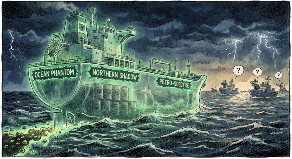 - Flotte fantome Cartoon 3a La flotte fantôme russe — Illustration European-Security
