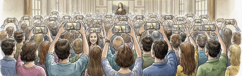 - Joconde 1a la Joconde et le rite du selfie