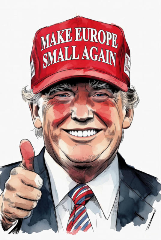 - Make Europe Small Again 1 Make Europe Small Again — Illustration © European-Security