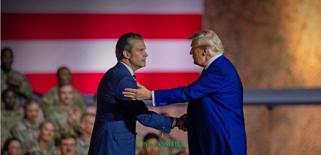 2026 NDS Pete Hegseth & Donald Trump — US War Department Photo