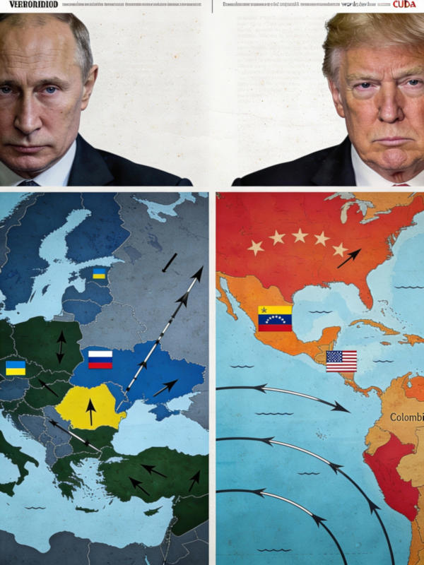 Donroe Doctrine - Trump & Poutine — Illustration © European-Security