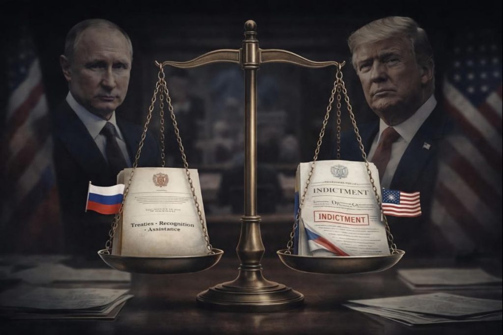 Don,roe aDonroe Doctrine - Trump & Poutine — Illustration © European-Securityoctribe - Trump & Poutine — Illustration © European-Security