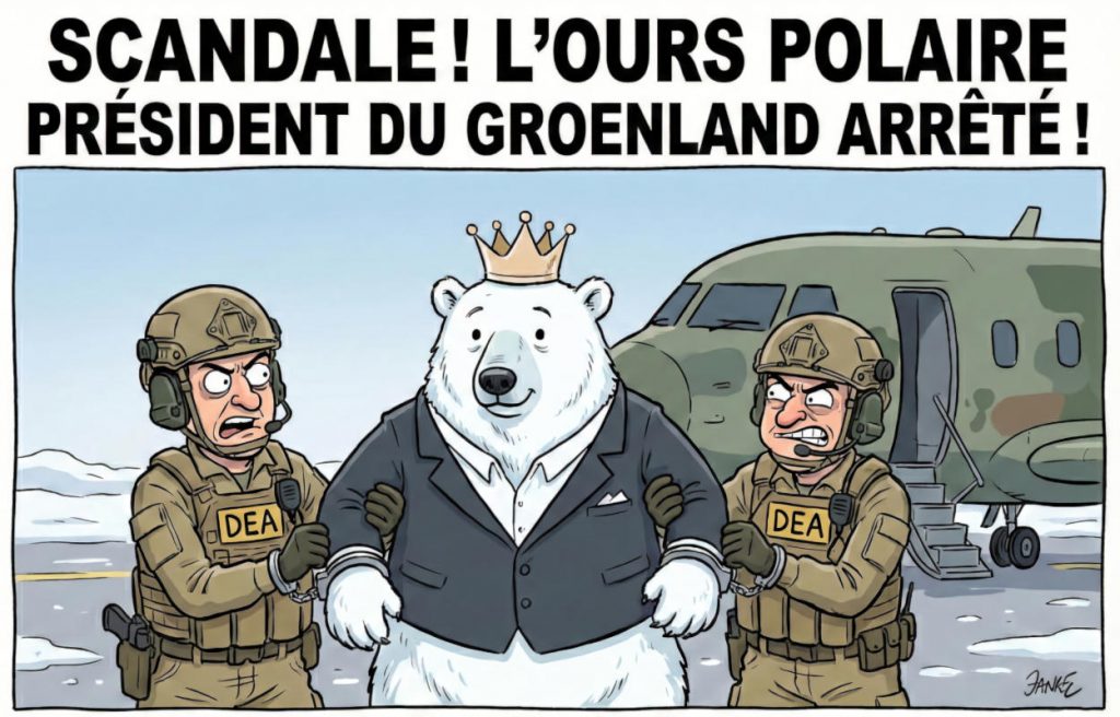 L'ours polaire arrêté par la DEA — Illustration © European-Security