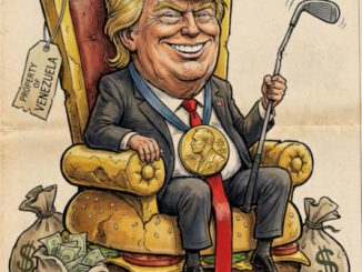 Donald Trump et son Nobel — Illustration © European-Security