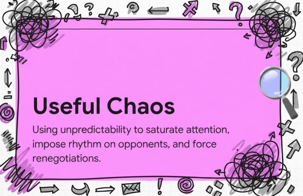 Donald Trump et le chaos utile — Illustration © European-Security