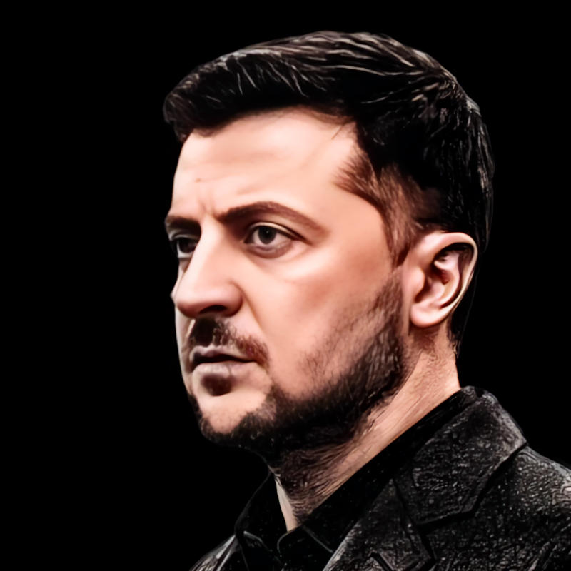 - Portraity Zelensky 03 C2 Président Volodymyr Zelensky — Portrait © European-Security